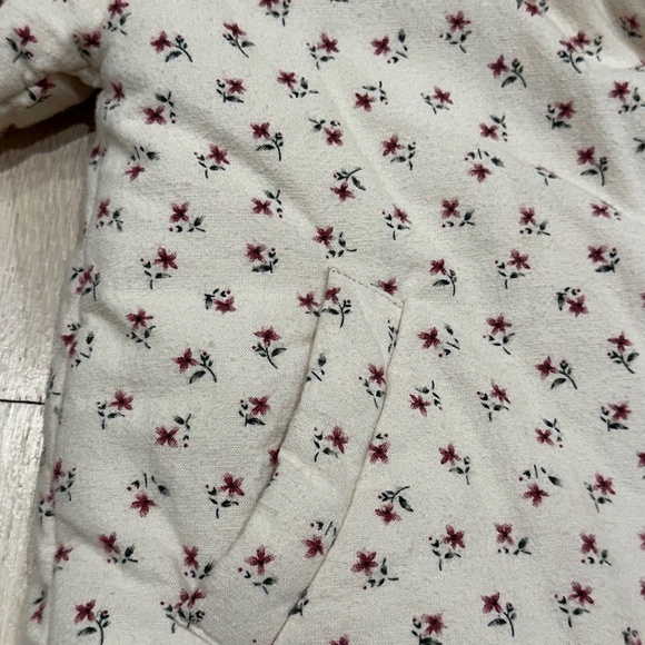 Zara Girls Floral Print Buttoned Jacket 4-5Y - Picture 3 of 7